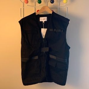 Black Utility Vest Fashion Nova
